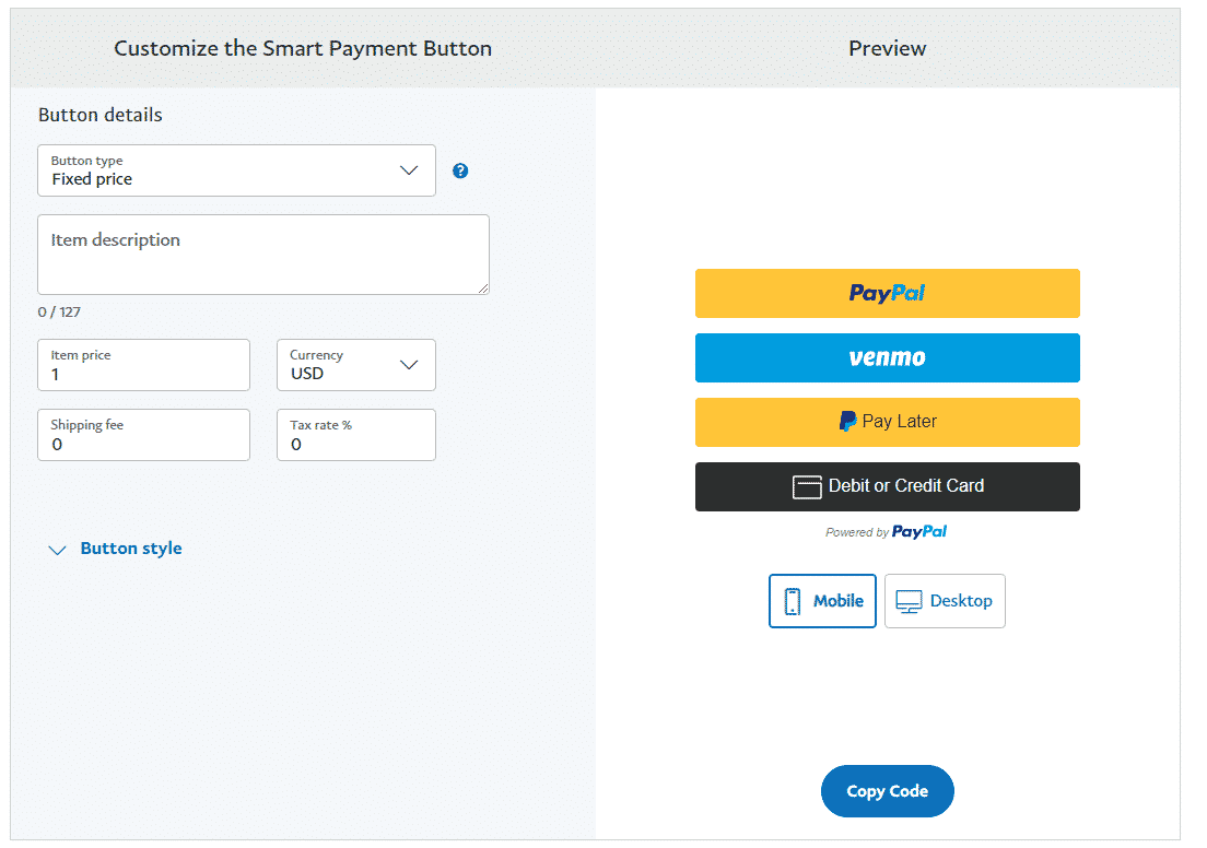 Easy Way to Add a Payment Button to Your Website